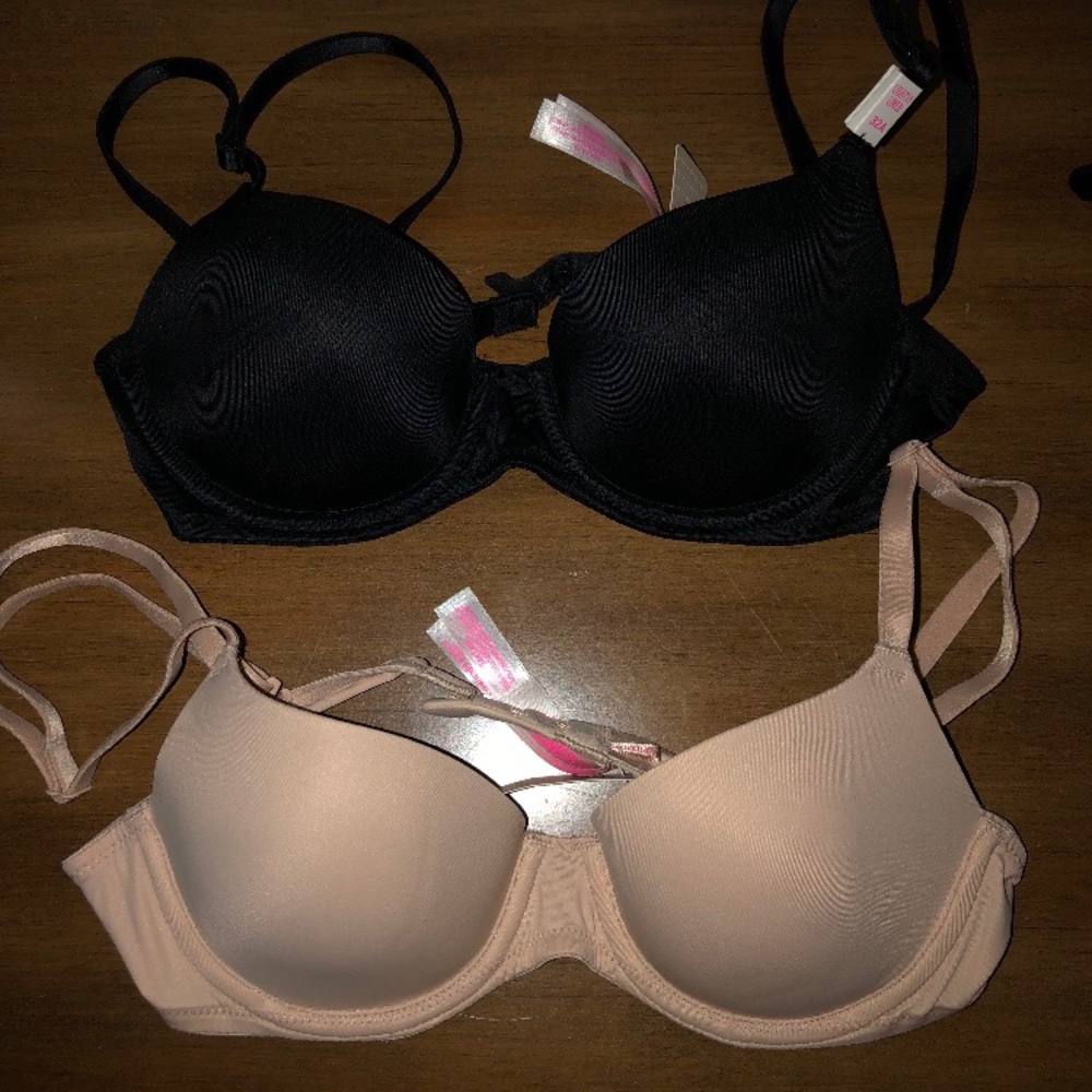 NWT 2 PINK Bras Lightly Lined Style